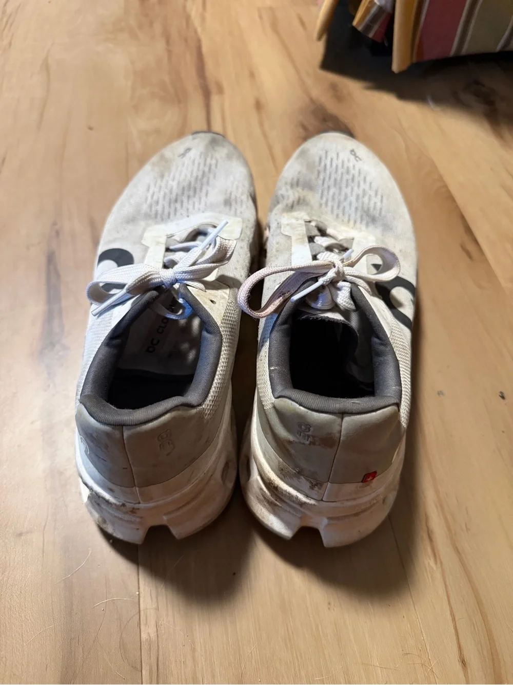 On Running Men's Athletic Shoes in Light Beige and Black